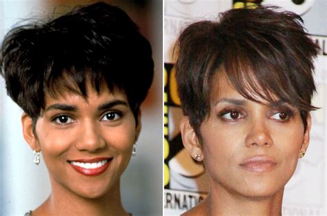 halle berry nose job|16 Celebrity Nose Jobs 